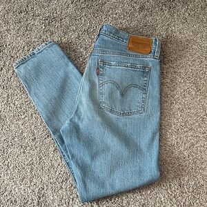 Levi's Wedgie Fit Light Blue Jeans